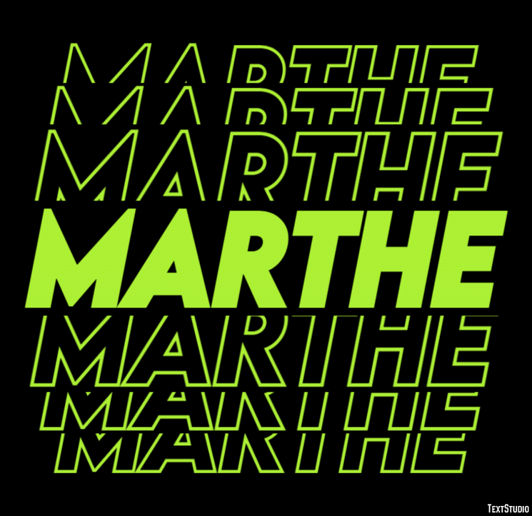 Marthe Text Effect