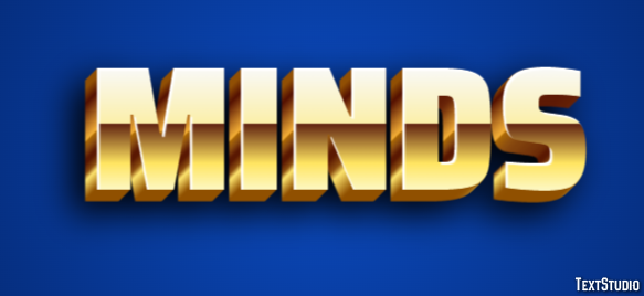 Minds Text effect