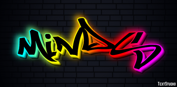 Minds Text effect