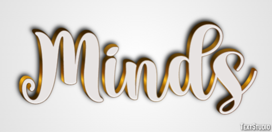 Minds Text effect