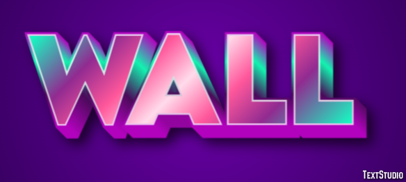 Wall Effet de Texte