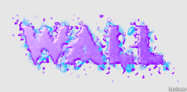 Wall Text effect