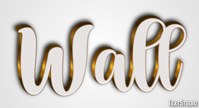 Wall Effet de Texte