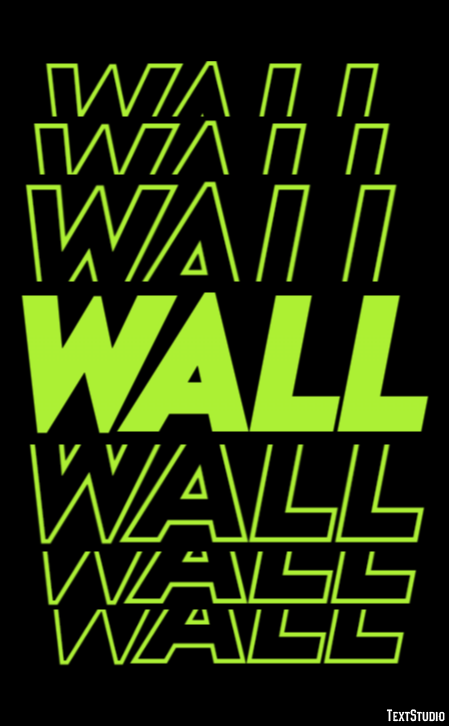 Wall Effet de Texte