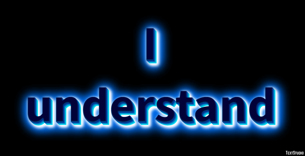I understand Texteffekt