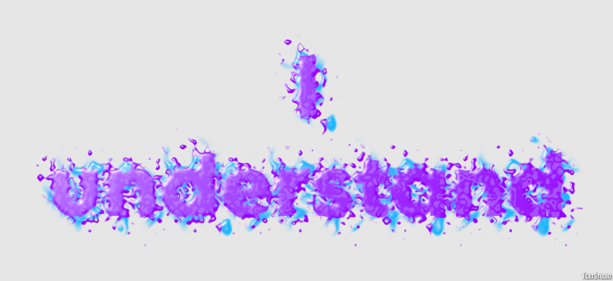 I understand Text Effect