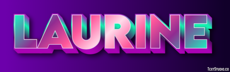 Laurine Text Effect