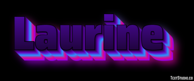 Laurine Text Effect