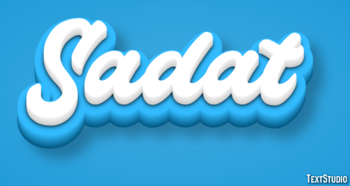 Sadat Text effect