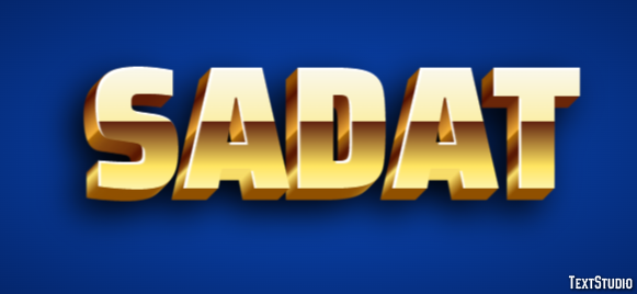 Sadat Text effect