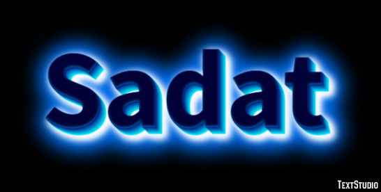 Sadat Text effect