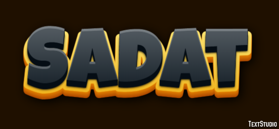 Sadat Text Effect