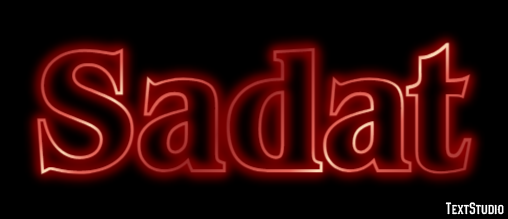 Sadat Text effect