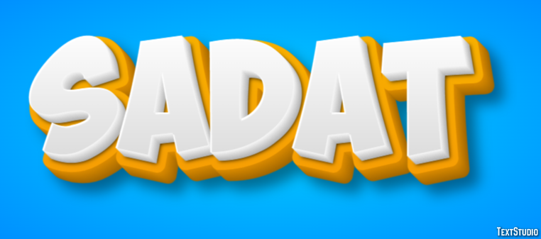 Sadat Text effect