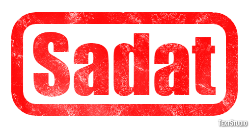 Sadat Text Effect