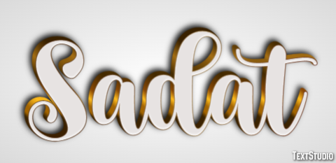 Sadat Text effect