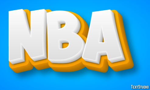 NBA Effetto testo