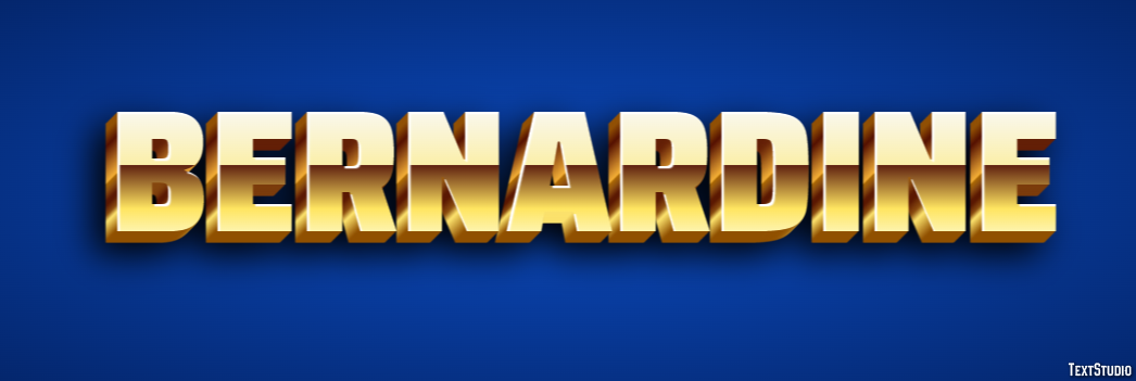 Bernardine Text Effect