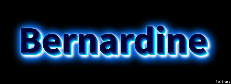Bernardine Texteffekt