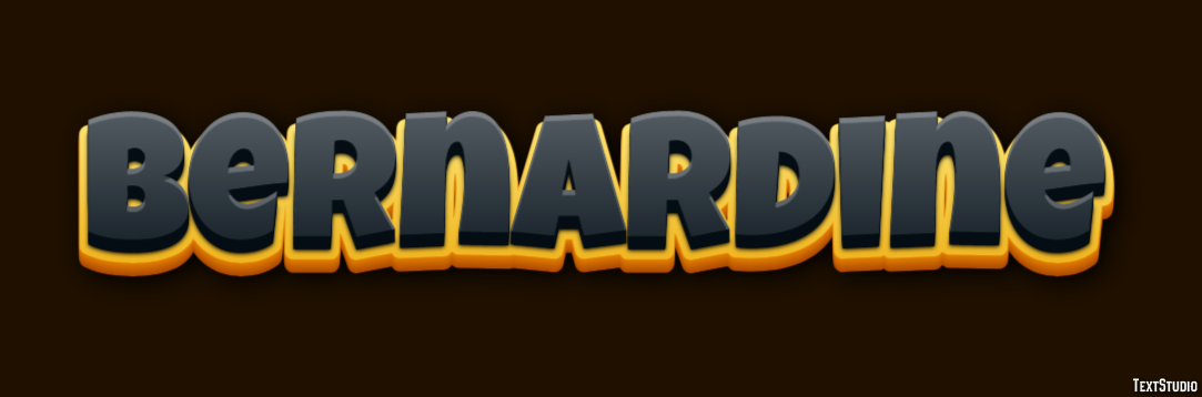 Bernardine Text effect