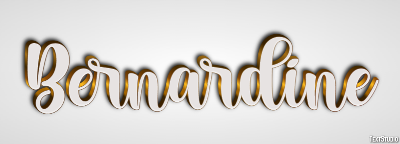 Bernardine Text effect