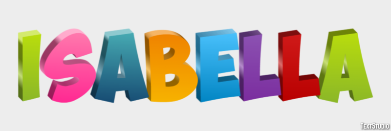 Isabella Text Effect
