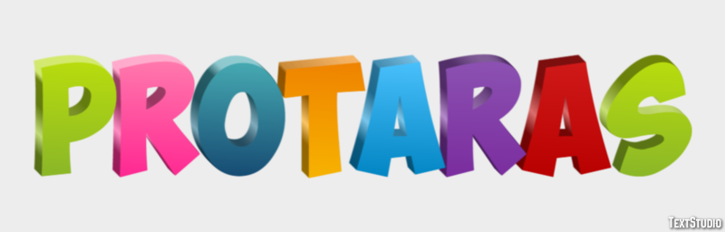 Protaras Effetto testo
