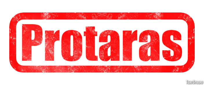 Protaras Effetto testo