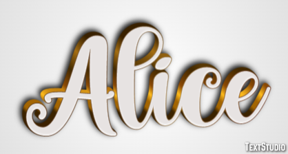 Alice テキスト効果