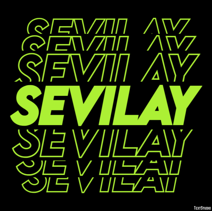 Sevilay Efecto de Texto