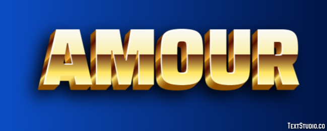 Amour Texteffekt