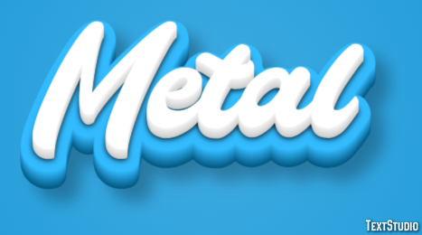 Metal Text effect
