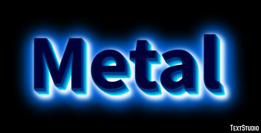 Metal テキスト効果
