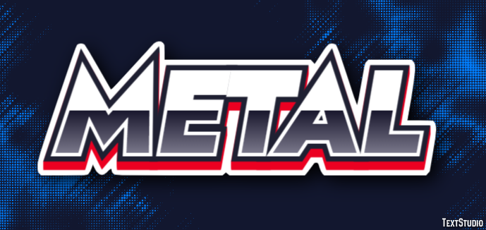 Metal テキスト効果