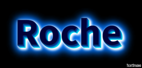 Roche Efeito de texto