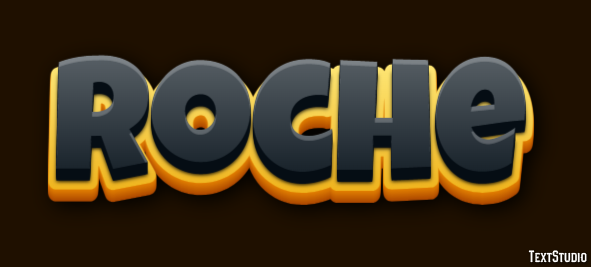Roche Efeito de texto