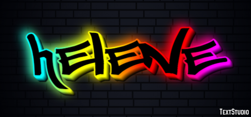 Hélène Text effect