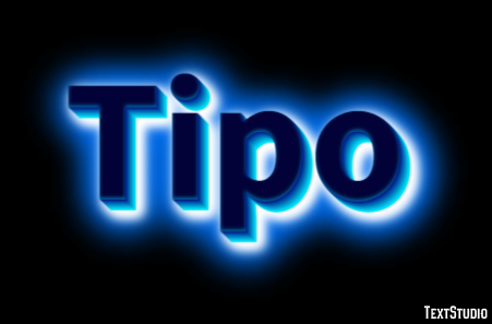 Tipo Text effect