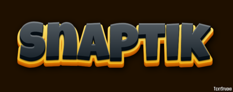 Snaptik Text effect