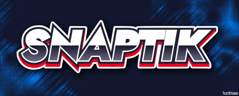 Snaptik Text effect