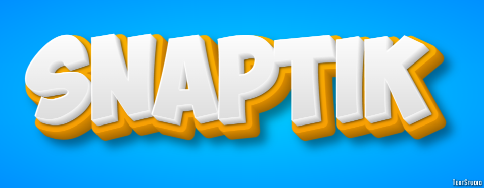Snaptik Text effect