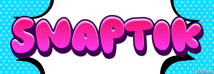 Snaptik Text effect