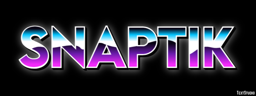 Snaptik Text effect