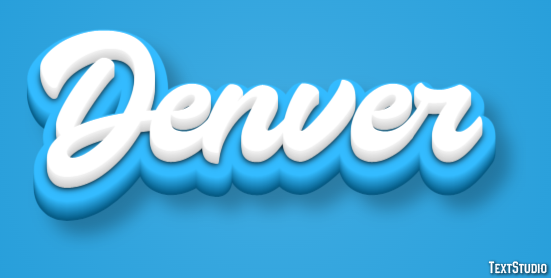 Denver Efekt tekstowy