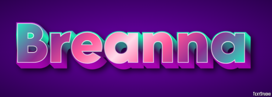 Breanna Text Effect