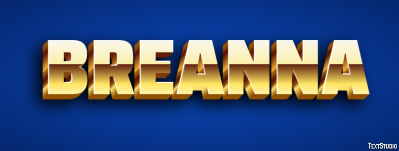 Breanna Text Effect