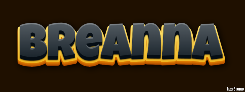 Breanna Text Effect