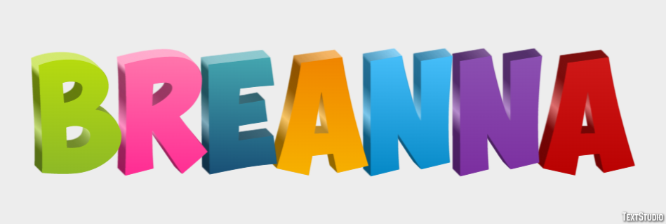 Breanna Text Effect
