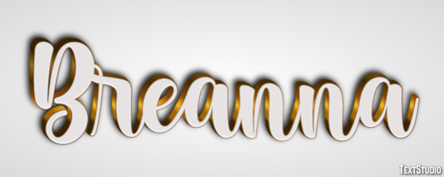 Breanna Text Effect