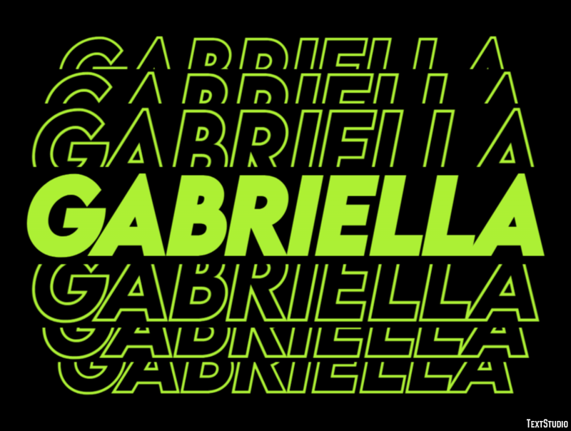 Gabriella Efekt tekstowy